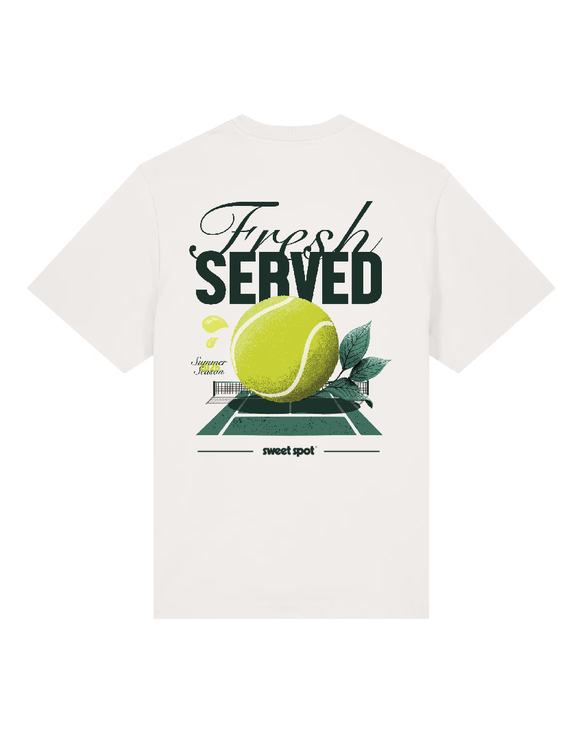 T-Shirt - "Fresh Served" – off white