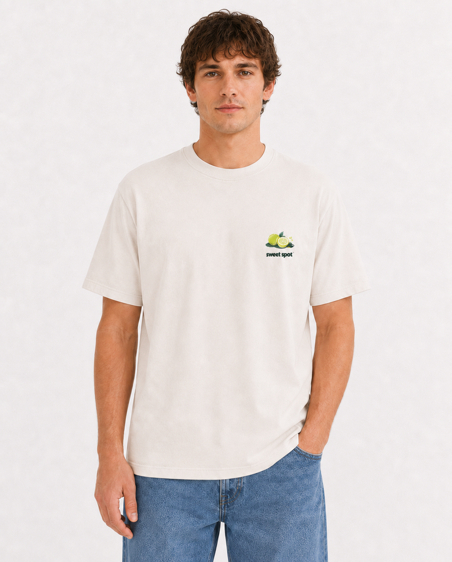 T-Shirt - "Fresh Served" – off white