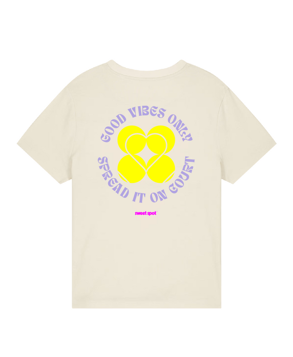 T-Shirt - "Good Vibes Only" – honey - women