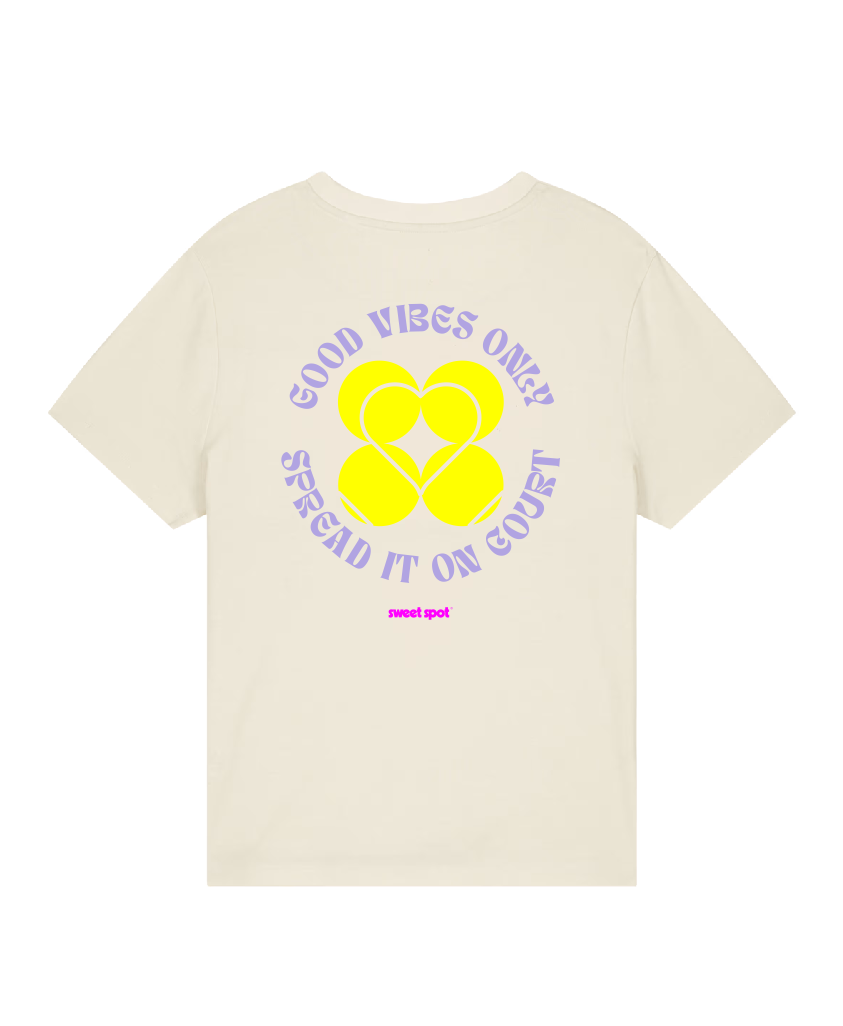 T-Shirt - "Good Vibes Only" – honey - women