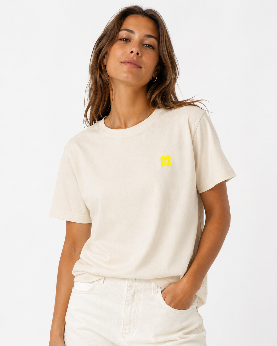 T-Shirt - "Good Vibes Only" – honey - women