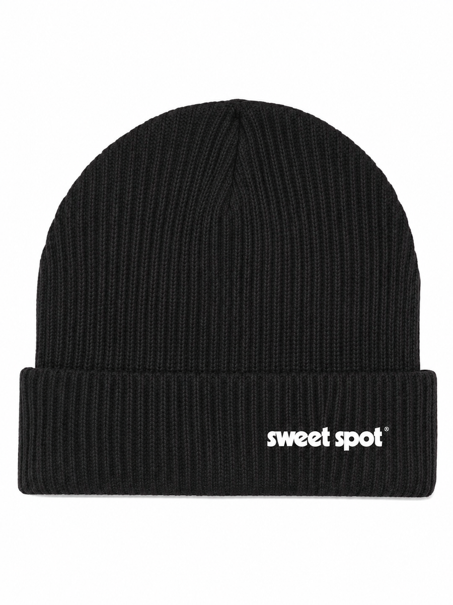 Fisherman Beanie - "sweet spot" – black