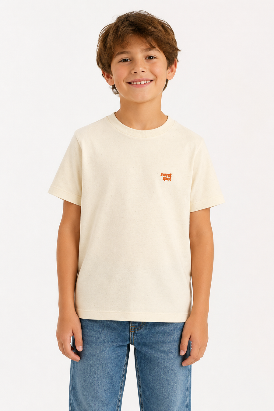 T-Shirt - "Fair Play" – natural raw x clay - kids