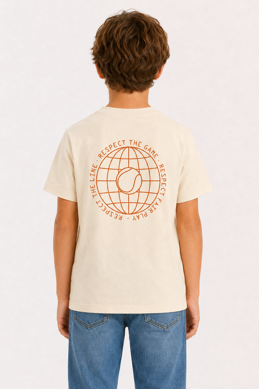 T-Shirt - "Fair Play" – natural raw x clay - kids