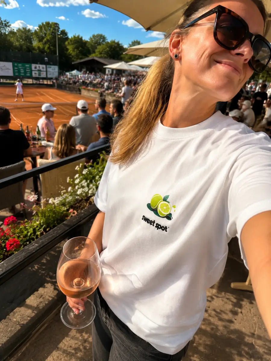 Damen T-Shirt Good Vibes Only – Honey