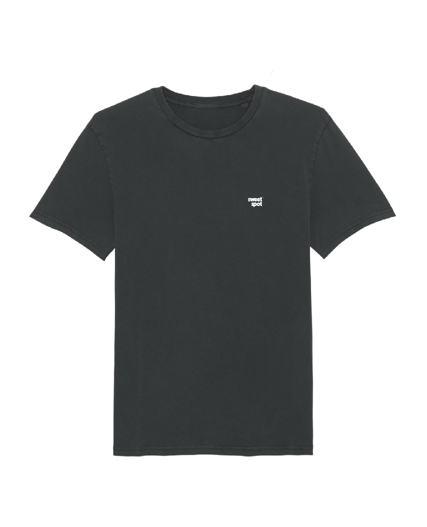 T-Shirt - "Fair Play" – dyed black rock