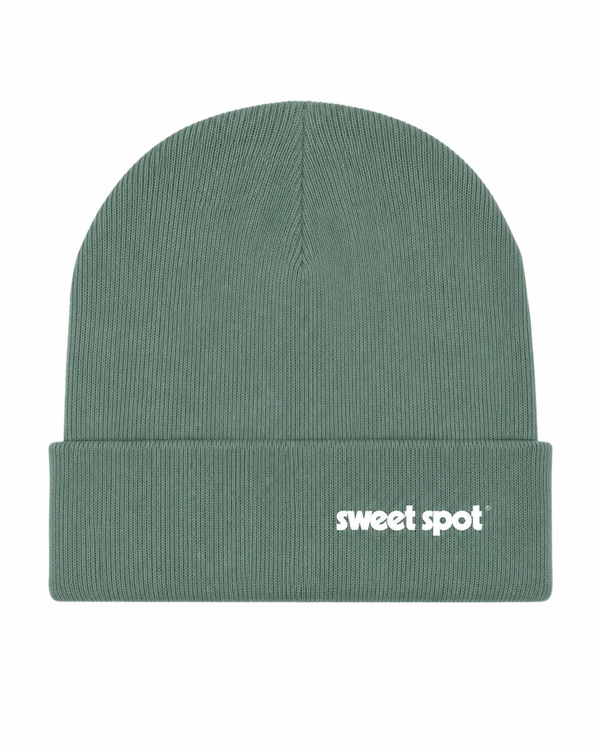 Rippstrick Beanie - "sweet spot" - glazed green